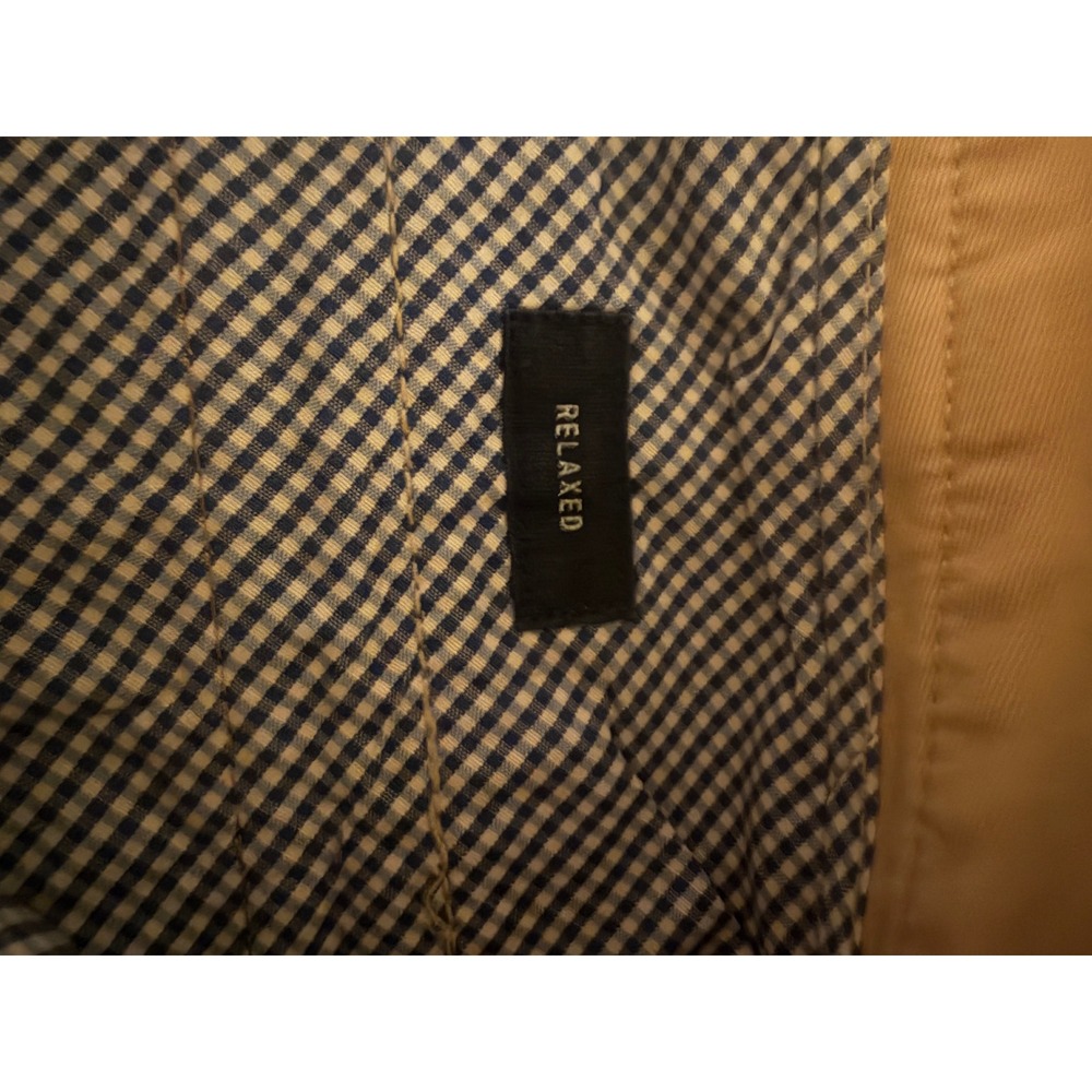 Even Tide Chino Pants Men 40x34 Khaki Tan Relaxed Fit 100% Cotton. - Picture 5 of 5